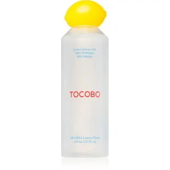 TOCOBO AHA BHA Lemon Toner solutie tonica cu efect de iluminare pentru uniformizarea nuantei tenului