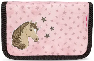 Penar Belmil - Star Horses, cu 1 fermoar si pliu dublu