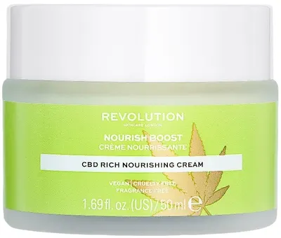 Revolution Skincare Cremă de față Nourish Boost CBD, 50 ml