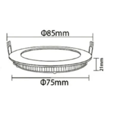 Smd-Crd 3w Panel 4200k