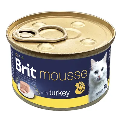Brit Premium by Nature Cat Mousse with Turkey 85 g