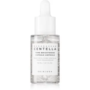 SKIN1004 Madagascar Centella Tone Brightening Capsule Ampoule ser hidratant pentru strălucirea și netezirea pielii