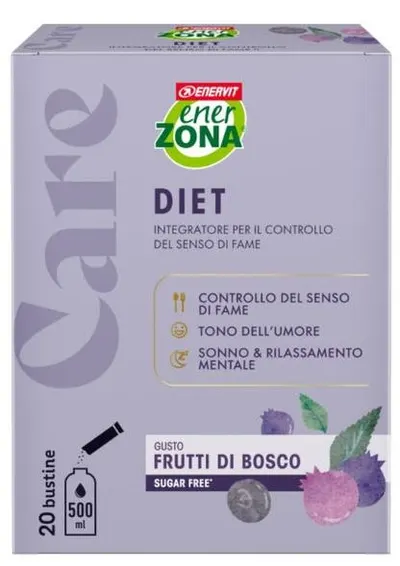 Care Diet Mix alimentar, fructe de pădure, 20 pliculețe, Enervit EnerZona