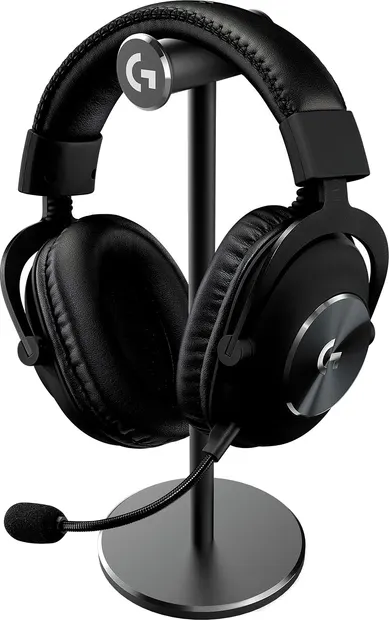 Căști gaming Logitech - PRO X și stand, negru