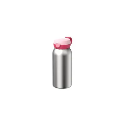 Termos pentru copii roz/argintiu din metal 500 ml Campus – Mepal
