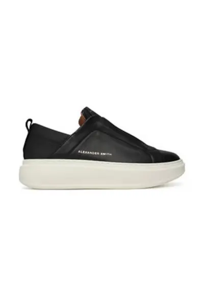 Tenisi dama 305503800 - Piele naturala - Negru