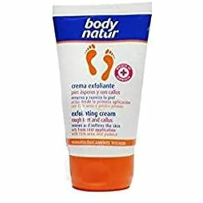 Cremă exfoliantă, Body Natur, Pies, alb, 100 ml