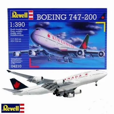 Boeing 747-200 Macheta de Asamblat din Plastic - Model USA 1969, Scara 1:390, Revell 4210