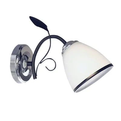 Aplica Oasis Crom+Negru+Alb 1xE27 60W