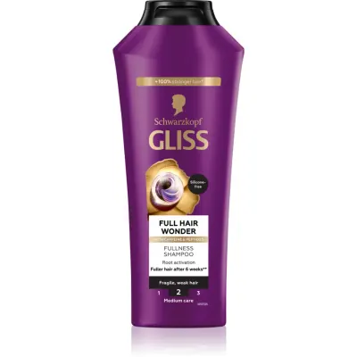 Schwarzkopf Gliss Full Hair Wonder sampon pentru regenerare pentru par deteriorat 400 ml