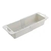 Strecurătoare pentru chiuvetă, gri, ajustabilă, din plastic 52x18 cm – Metaltex