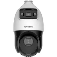 Speed dome IP ColorVu Hikvision DS-2SE4C425MWG-E, 4MP, lentila 2.8mm si 4.8 ~120 mm, TandemVu, DarkFighter IR 100m, lumina 30m, PoE, IP66