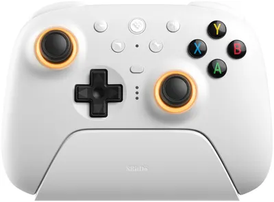 Controler fără fir 8BitDo - Ultimate 2 Wireless 2.4G, alb (PC)