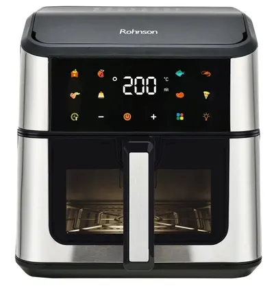 Friteuză cu aer cald Rohnson - R-2874, 1500W, 8l, negru