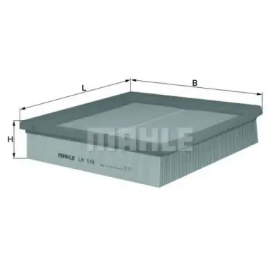 Filtru, aer habitaclu MAHLE ORIGINAL LA 148