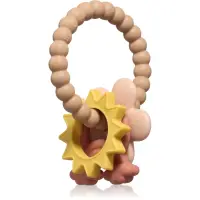 Mushie Teething Ring jucărie pentru dentiție Nature 1 buc