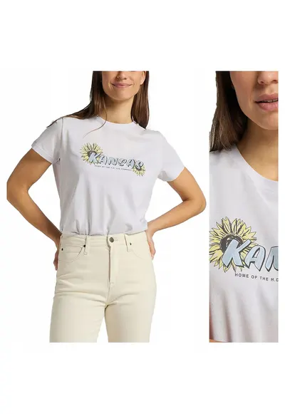 Tricou dama 112109879 - Bumbac - Alb - Marime