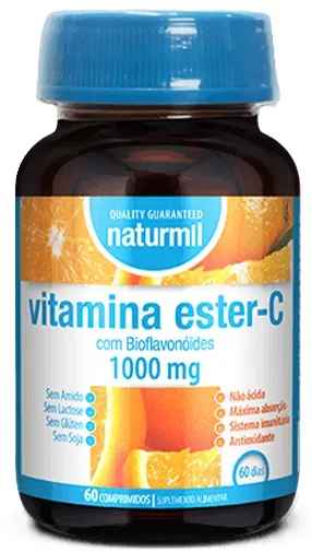 Vitamina Ester-C, 1000 mg, 60 tablete, Naturmil