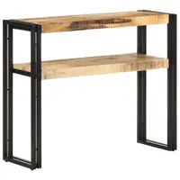 Gossi masa consola, 90x30x75 cm, lemn de mango nefinisat