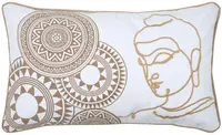 Perna decorativă STOF - Mekong, 30 x 50 cm, White