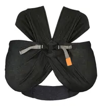 Minimonkey sling dublu impermeabil - Twin, negru