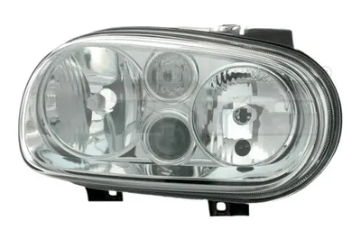 Far dreapta (H1 H3 H7, reglaj electric, cu motoras, fundal cromat) VW GOLF IV