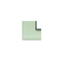 Placa ornament 2 module centrale Vimar(Eikon) Glass green ice