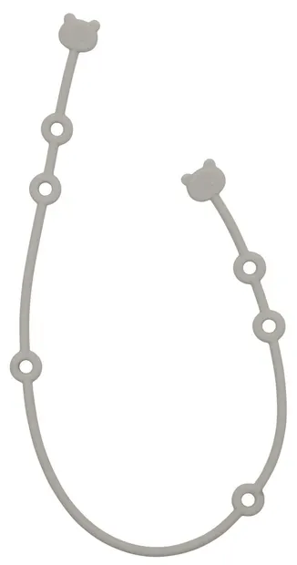 Suport pentru suzetă KikkaBoo Platinum Silicone - Sand