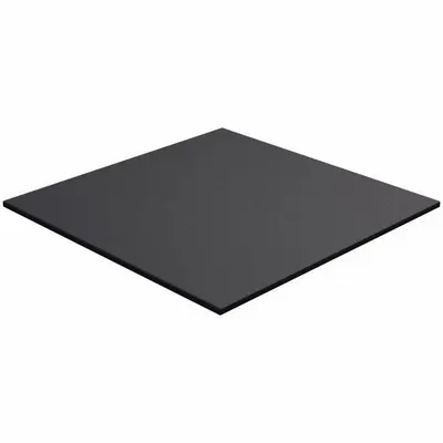 Second Hand - Covoraș de protecție a podelei 100x100x2cm negru - Ca nou