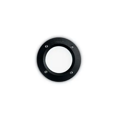 Spot in pardoseala Leti rotund, 1 LED, dulie GX53, D:134 mm, H:80 mm, Negru
