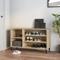 Gossi pantofar, stejar sonoma, 102x36x60 cm, lemn prelucrat
