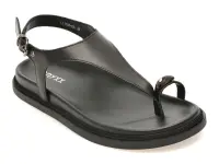 Sandale GRYXX negre, 1186, din piele naturala