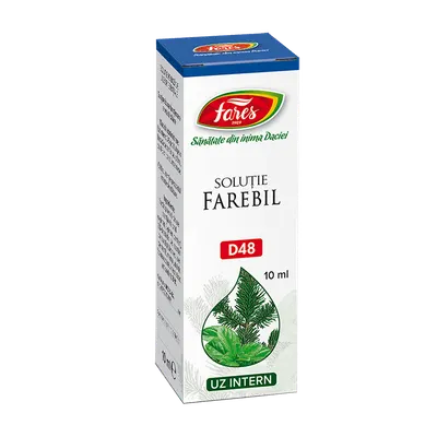 Farebil solutie D48, 10ml, Fares