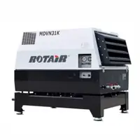 Motocompresor ROTAIR MDVN 31K presiune 7 bar debit 3000 l/min motor Kubota 35 cp SKID (fara roti)