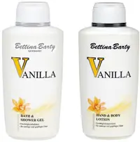 Bettina Barty Vanilla Set- Loțiune și gel de baie și dus , 2 x 500 ml