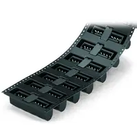 THR male header; 1.0 x 1.0 mm solder pin; straight; 100% protected against mismating; in tape-and-reel packaging; Pin spacing 3.81 mm; 2-pole; black
