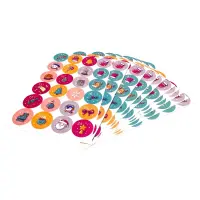 Set 10 foi x 24 stickere de Crăciun 4.5cm - model 3 - Default Title