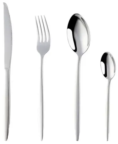 Set tacâmuri Morello - New Elegant Silver, 24 piese