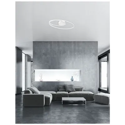 Plafoniera VIARREGIO Alb Aluminiu & Acrylic LED 28 Wat 230 Volt 1950Lm 3000K IP20
