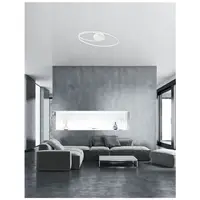 Plafoniera VIARREGIO Alb Aluminiu & Acrylic LED 28 Wat 230 Volt 1950Lm 3000K IP20