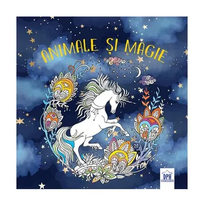 Animale și magie - carte de colorat - Paperback - ***