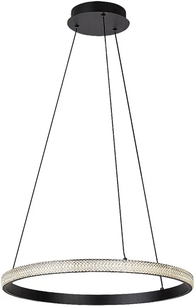 LED Pendel Rabalux - Grete 72258, IP20, 32W, 2150-3650lm, 3000K, negru mat