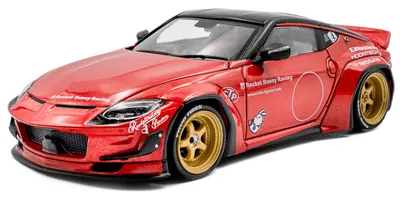 Model de colecție SOLIDO Moderne: Automobile - Nissan Fairlady 400Z Pandem Rocket Bunny, Red, 2022