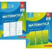Pachet Consolidare 2025-2026 clasa a 7-a. Matematica. Aritmetica algebra geometrie, partea 1 si 2