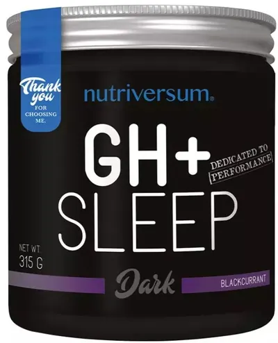 Dark GH+ Sleep, coacăze negre, 315 g, Nutriversum