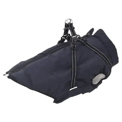 Gossi haina caini cu ham impermeabila reflectorizanta, bleumarin, 6xl