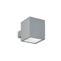 Aplica de exterior Snif patrata, 1 bec, dulie G9, L:90 mm, H:100 mm, Gri