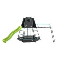 Set TP Explorer cu cadru de catarare metalic, tobogan si traseu Jungle Run