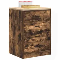 Gossi dulap de depozitare pentru garaj stejar afumat 60x51x85 cm
