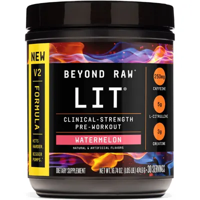 Pre-Workout LIT V2 cu Aroma de Pepene 474.6